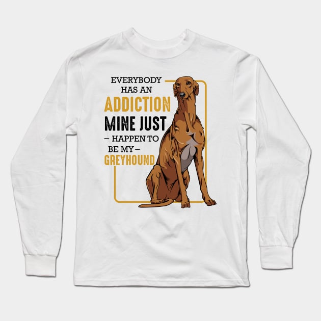 Greyhound Long Sleeve T-Shirt by Lumio Gifts